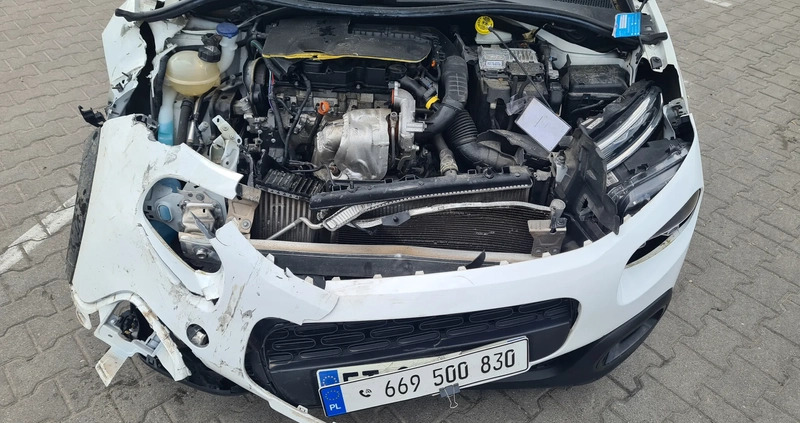 Citroen C3 cena 22000 przebieg: 79765, rok produkcji 2018 z Chrzanów małe 67